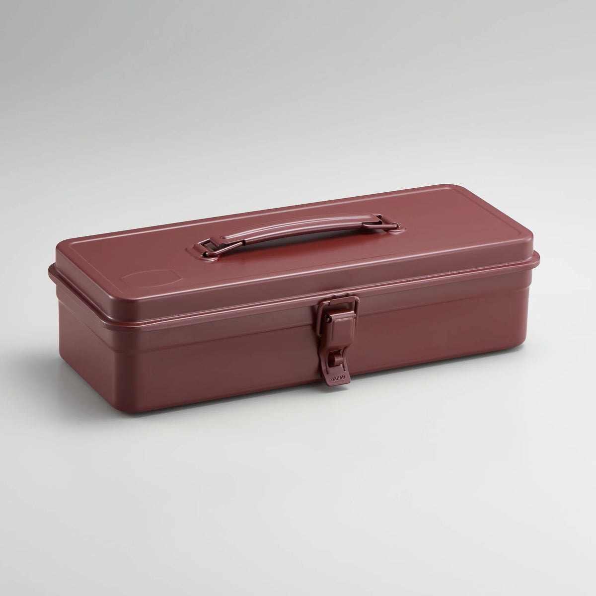 Toyo Trunk Shape Toolbox 32cm open lid showing interior compartments and handle detail