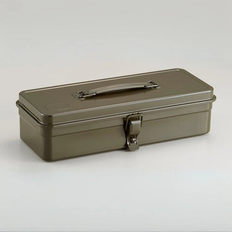 Wooden Toyo toolbox in trunk shape design, 32cm size, showcasing durable craftsmanship and elegant finish