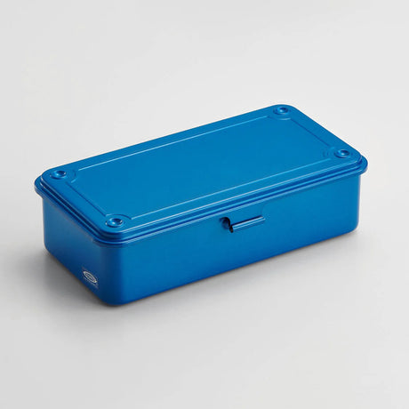 19cm Toyo Trunk Shape Toolbox shown open with multiple compartments and sturdy handle, suitable for woodworking tools