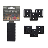 StealthMounts Tool Mount Spacer Blocks Pack of 6 Black