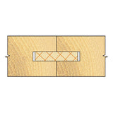 Trend Biscuit Jointer Bit 4mm x 37.2mm 1/4in Shank