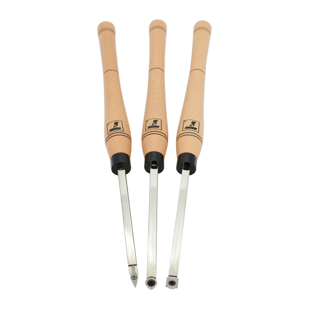 Torquata 3-Piece Tungsten Carbide Large Woodturning Tool Set