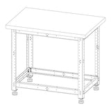 Torquata Workbench System 900 x 600 Workbench Kit with Plain Top