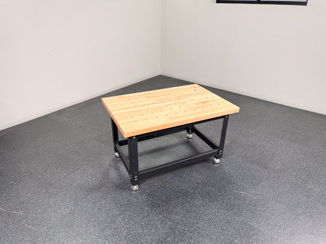 Torquata Workbench System 900 x 600 x 450 H Dog Hole Top Assembly & Machine Stand