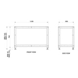 Torquata Workbench System 1100 x 500 Workbench Stand Only