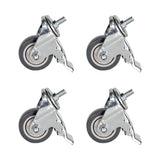 Torquata Workbench System Set of 4 Castors Locking