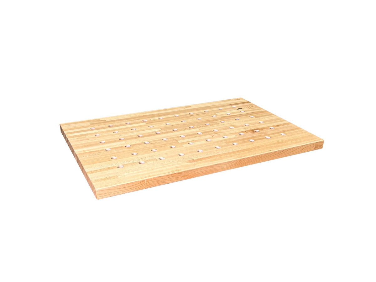 Torquata Workbench System Dog Hole Workbench Tops Maple