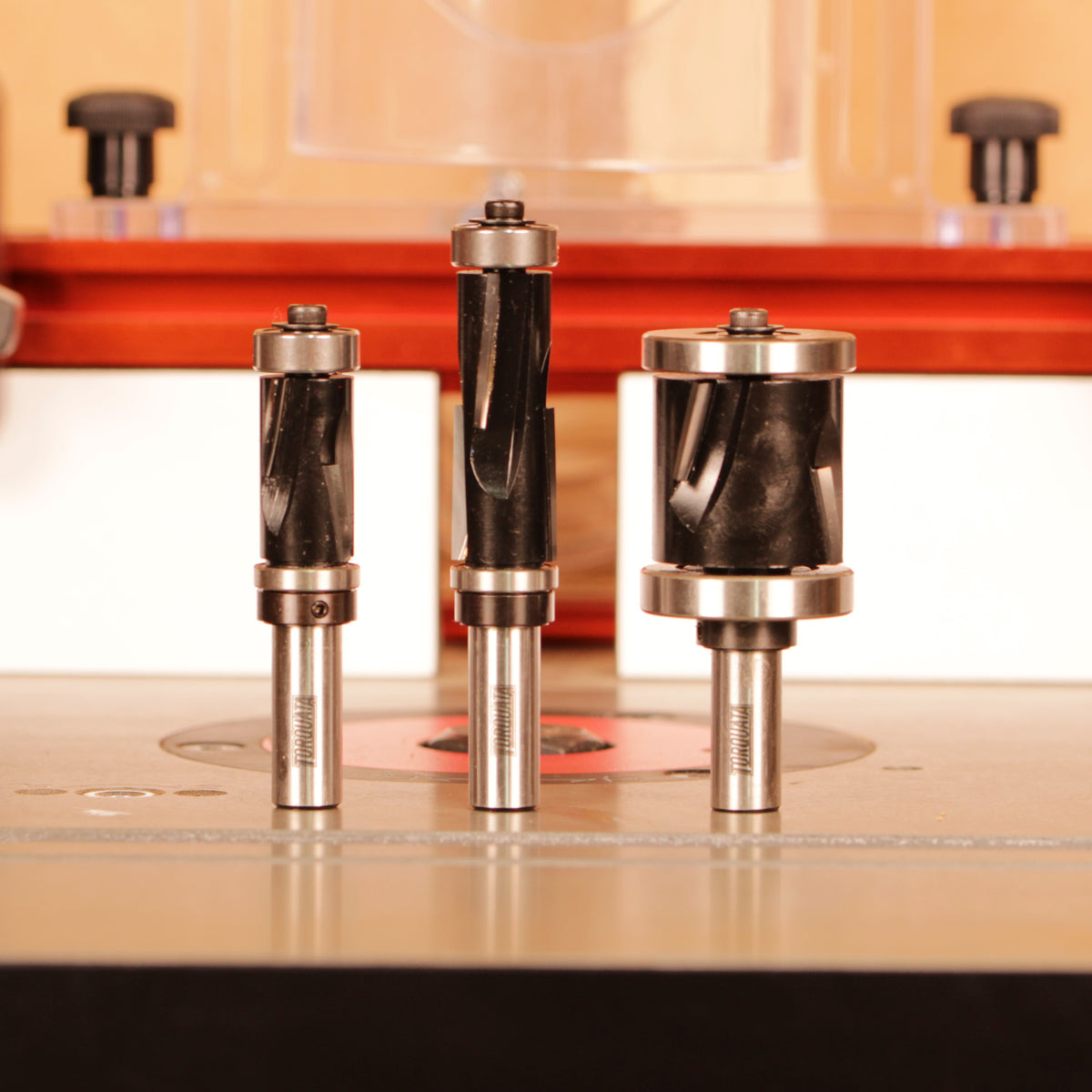 Torquata Twin Cut Dual-Bearing Flush Trim Router Bits 1/2in Shank
