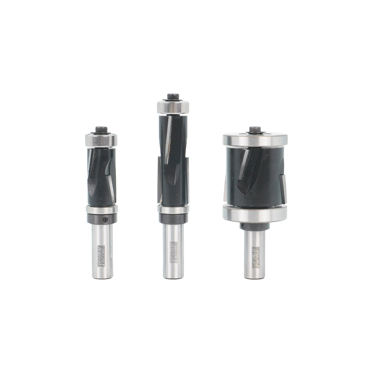 Torquata Twin Cut Dual-Bearing Flush Trim Router Bits 1/2in Shank
