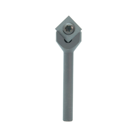 Torquata 90 Degree Carbide Insert V-Groove Router Bit & Replacement Cutters 1/4in Shank