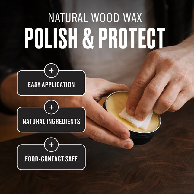 Walrus Oil Wood Wax for Cutting Boards Food Safe Timber Finish