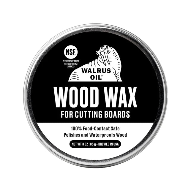 Walrus Oil Wood Wax for Cutting Boards Food Safe Timber Finish