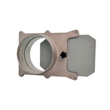 Sherwood 5in Inline Aluminium Blast Gate for Dust Extraction