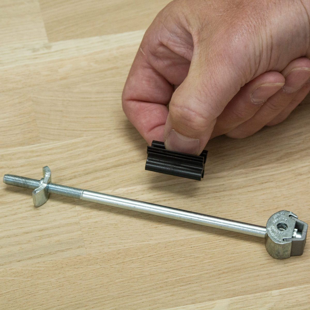 Trend ZIPBOLT Compact Laminate Worktop Connector Kit suits 16-25mm Material Thickness