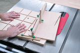 MicroJig ZeroPlay Mitre Bar 238mm Each for precise sled construction, easily adjustable to fit your mitre slot