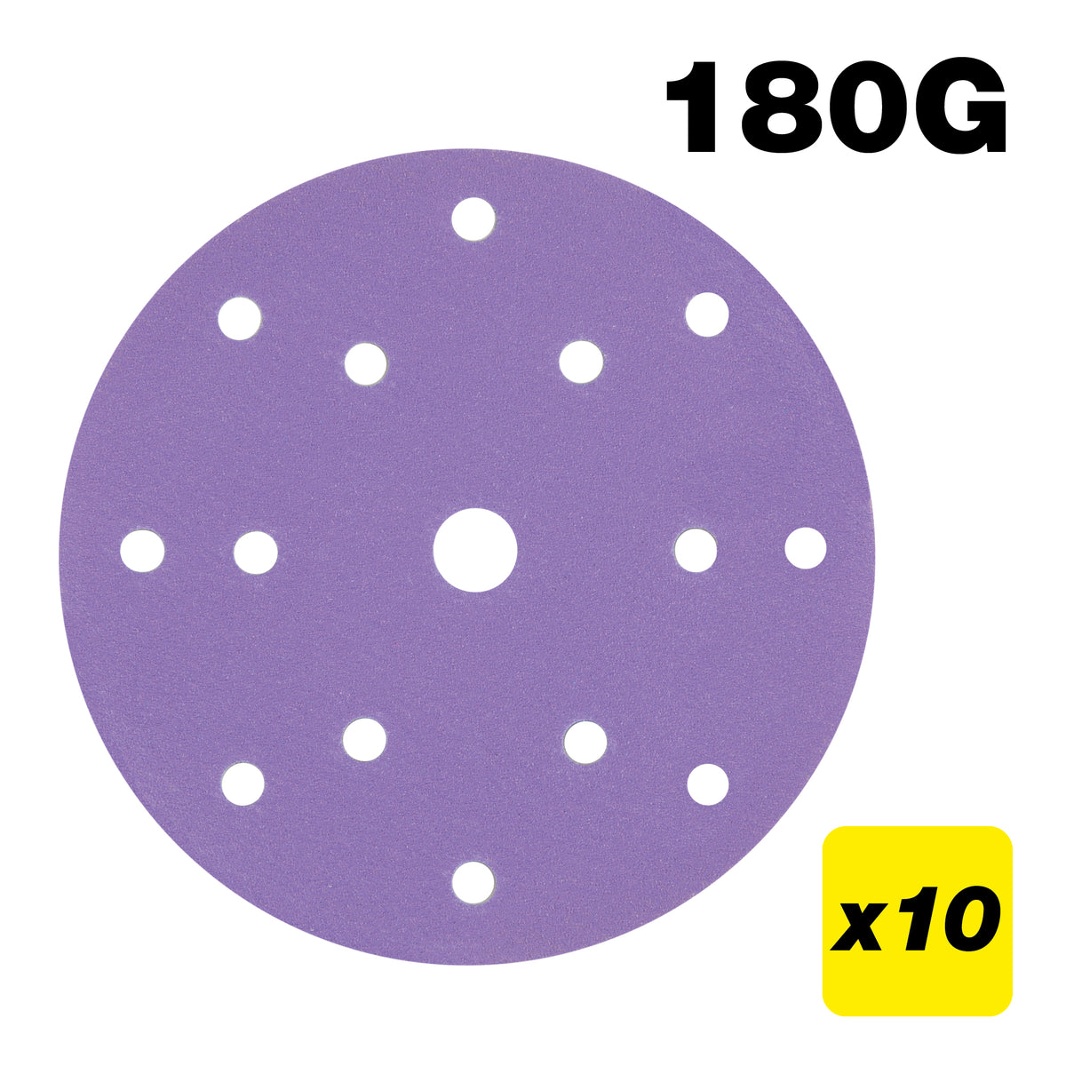 Trend Random Orbital Sanding Discs 150mm Pack of 10