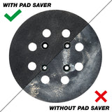 Trend Pro Mesh Delta Sanding Pads with Pad Saver 93 x 93mm 80G/120G/180G Pack of 7