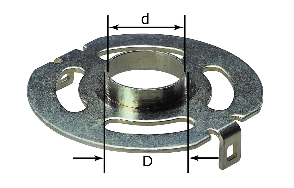 Festool 40mm Copying Ring for OF 1400 Plunge Router, self-centering for precise routing with templates