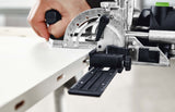 Festool DF 500 DOMINO Joining Machine in 100 Year Limited Edition Systainer Plus Cap, showcasing oval shape for stability