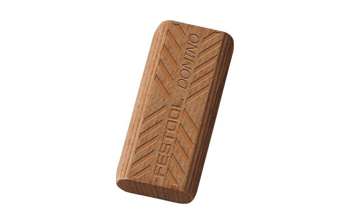 Festool 8mm x 50mm Hardwood Tenons for DF 500 - Pack of 100 - Sipo Mahogany material - Detailed view
