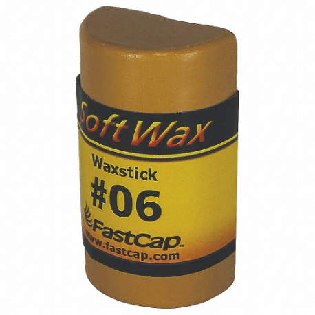 FastCap SoftWax Stick #6 Finished Wood Putty Filler 30g - Blendable Australian wood repair solution in 23 colours
