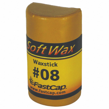 FastCap SoftWax #8 Finished Wood Putty Filler in 30g size, ideal for hole filling and scratch repair on finished wood