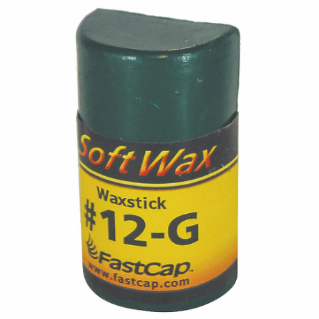 FastCap SoftWax Sticks #12-G Green Finished Wood Putty Filler 30g in use