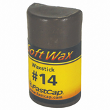 FastCap SoftWax #14 Finished Wood Putty Filler 30g in use on finished wood surface