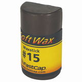 FastCap SoftWax Stick #15 Finished Wood Putty Filler 30g in blendable colour for hole filling and scratch repair