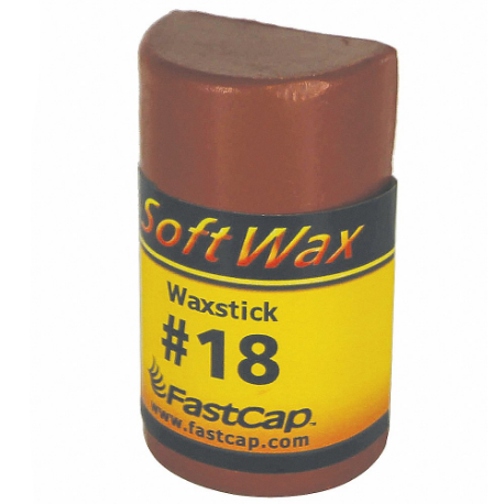 FastCap SoftWax Sticks #18 Finished Wood Putty Filler 30g in blendable colours