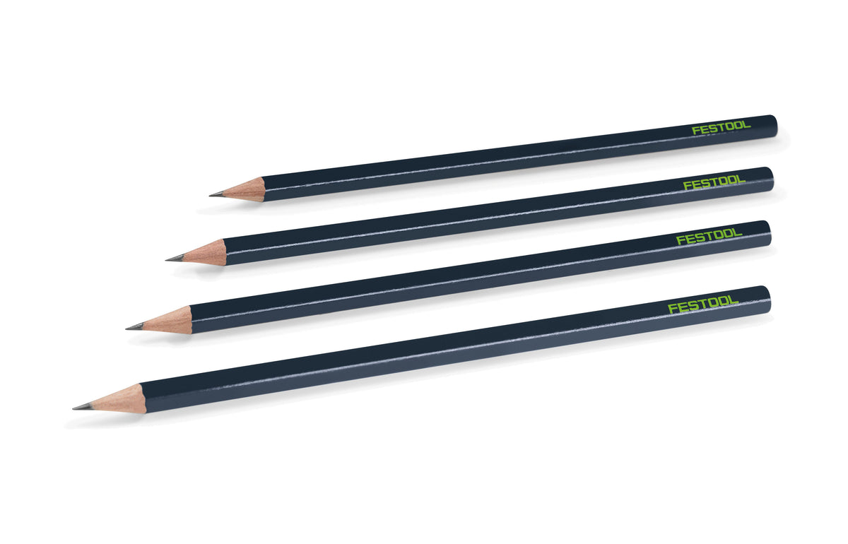 Festool 4 Piece Pencil Set HB - Set of 4 HB pencils in a cardboard case