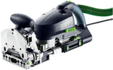 Festool DF 700 DOMINO Joining Machine in Systainer - Close-up view of patented pendulum routing principle