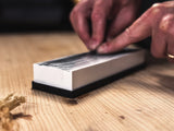 Bundle of 7 waterstones for precise tool sharpening, essential for effective woodworking results