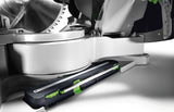 Festool KS 120R Set KAPEX 260mm Slide Compound Mitre Saw in action, cutting precise angles