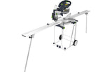 Festool KS 120R Set KAPEX 260mm Slide Compound Mitre Saw in action, showcasing precision and versatility