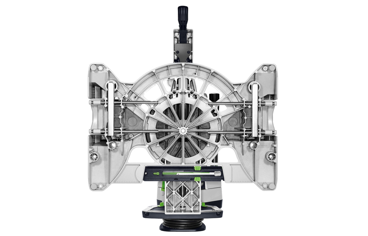 Festool KS 120R Set KAPEX 260mm Slide Compound Mitre Saw in action, cutting precise angles on skirting boards