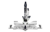 Festool KS 120R Set KAPEX 260mm Slide Compound Mitre Saw dual line laser beams in action
