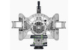 Festool KS 120R Set KAPEX 260mm Slide Compound Mitre Saw in use, showcasing precision cutting capabilities and dual laser beams