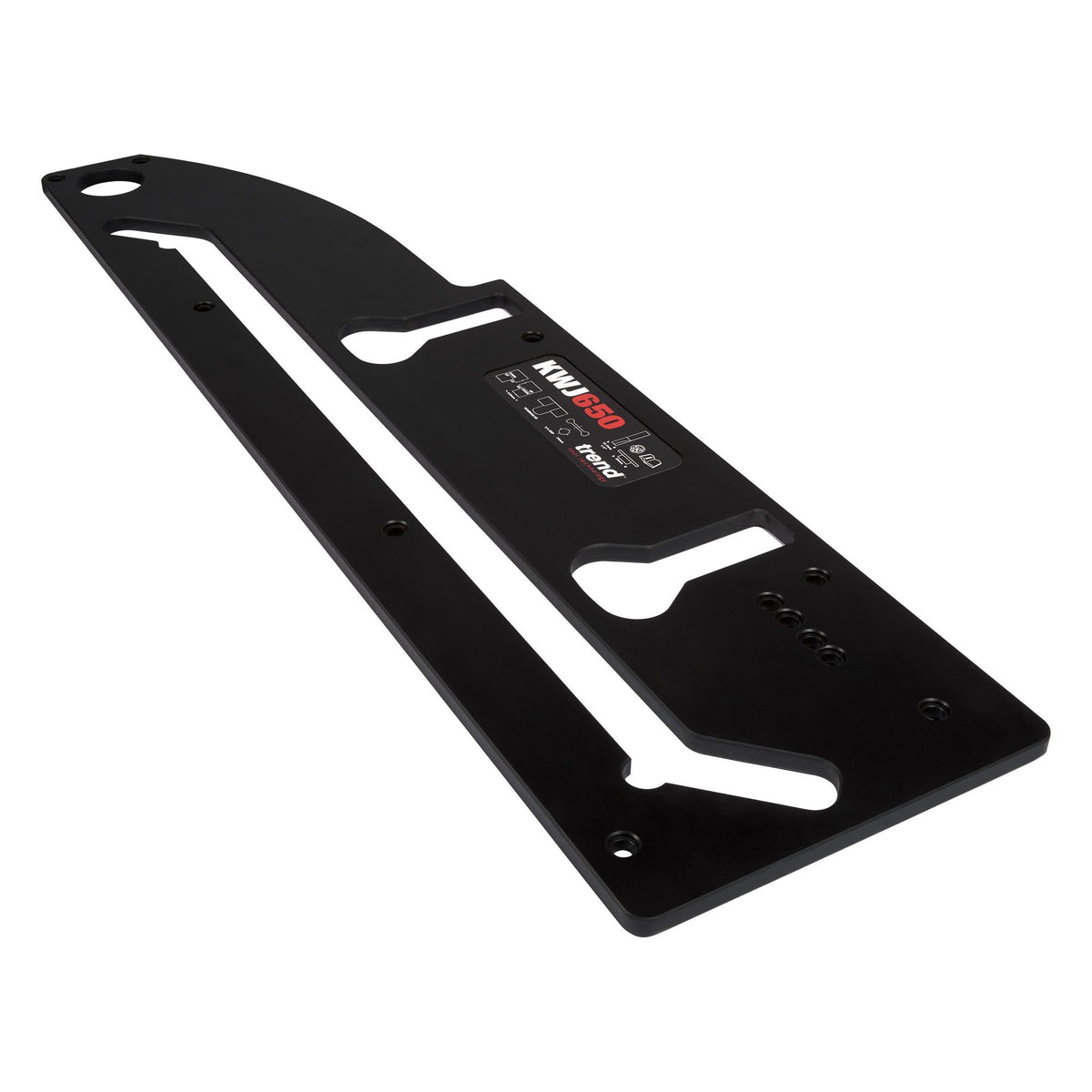 Trend 650mm Kitchen Worktop Router Jig, showcasing precision and efficiency for fitting kitchen worktops