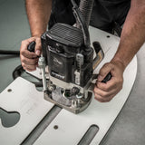 Trend 700mm Kitchen Worktop Router Jig in use, showcasing its precision and versatility