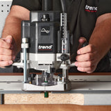Trend 700mm Kitchen Worktop Router Jig in action, showing its versatility and precision