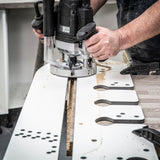 Trend 700mm Kitchen Worktop Router Jig - High-Pressure Laminate tool for precise mitre joints on laminated surfaces