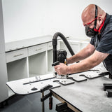 Trend 700mm Professional Kitchen Worktop Router Jig - Precision CNC-machined laminate jig for mitre joints
