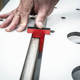 Trend 700mm Professional Kitchen Worktop Router Jig in use on laminated surface