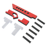 Trend 950mm Professional Kitchen Worktop Router Jig accessories on display