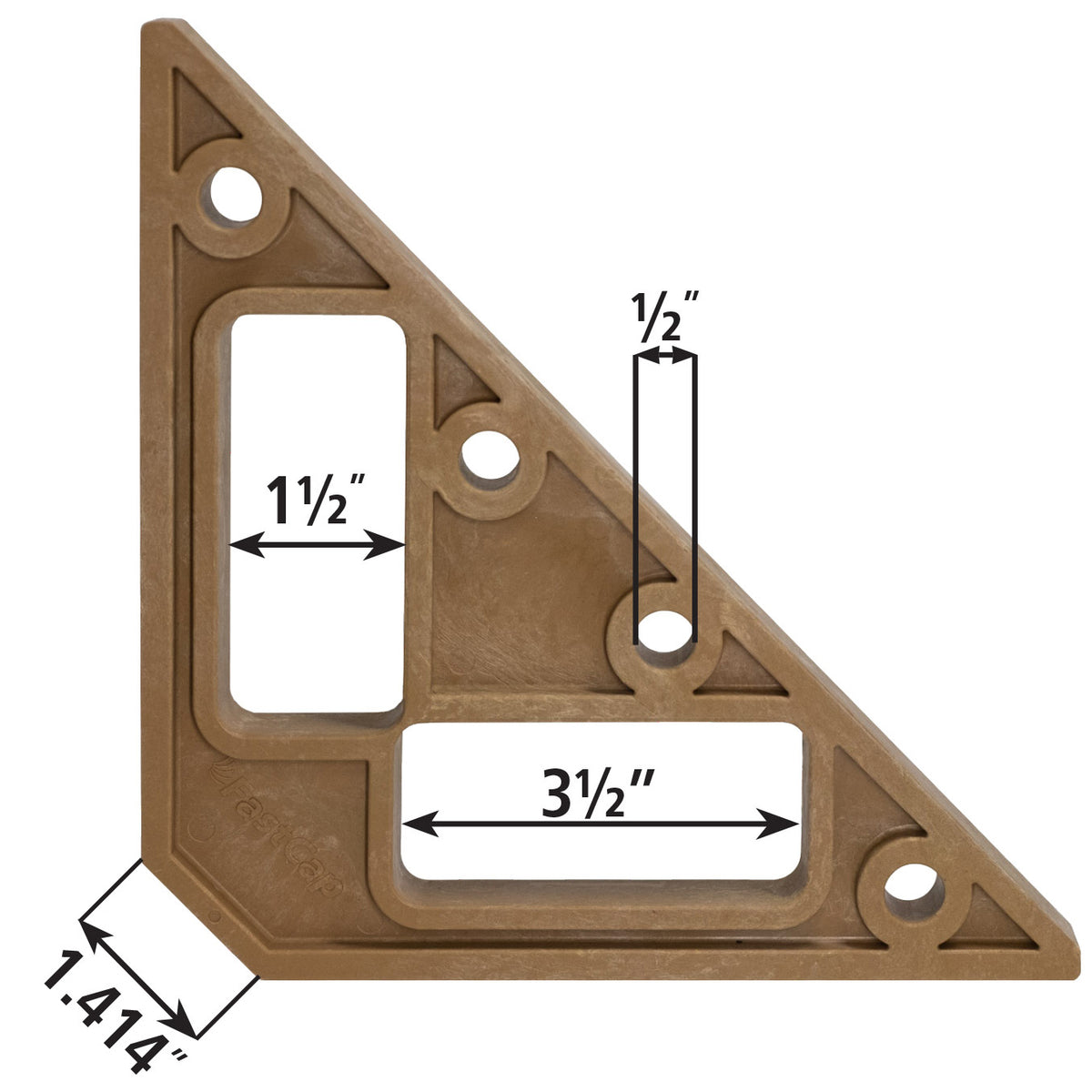 FastCap Oscar Square Pack of 4 in use for precise panel holding