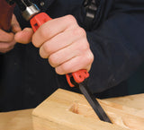 FastCap 3/4in Foldable Pocket Chisel angled view in use