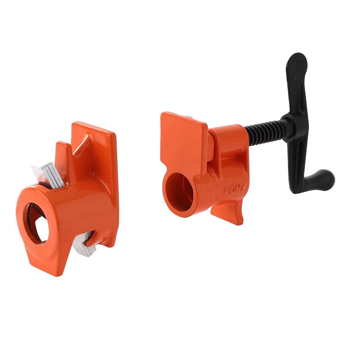 Pony Jorgensen Classic Clutched Pipe Clamp Fixture for 3/4in Threaded Pipe - Strong cast iron design at Timbecon Australia