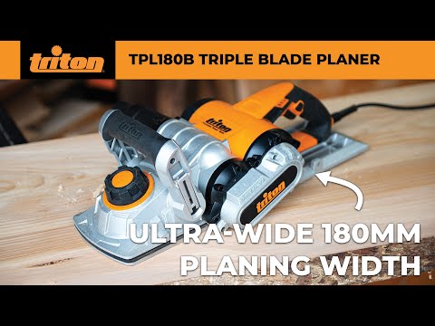 Triton TPL180B 1800W Triple Blade Planer 180mm