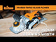Triton TPL180B 1800W Triple Blade Planer 180mm